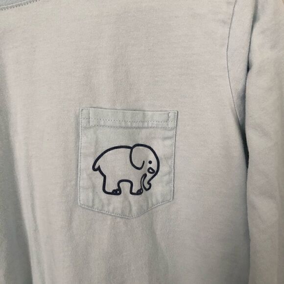 Ivory Ella light blue long sleeved tee shirt mandala print - Picture 5 of 6